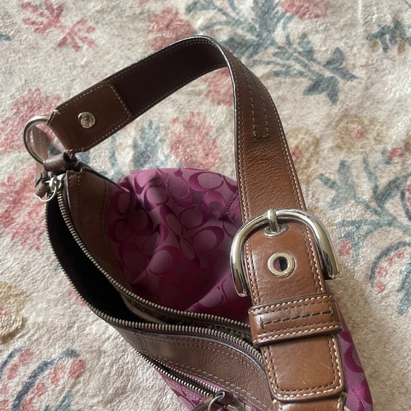 Coach saddle bag y2k, purple - Picture 3 of 5